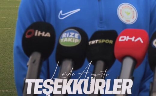 Rizespor se despede de Loide Augusto em emocionante postagem