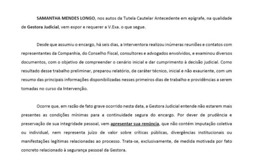 Relatório completo de Samantha Longo revela detalhes sobre a Vasco SAF