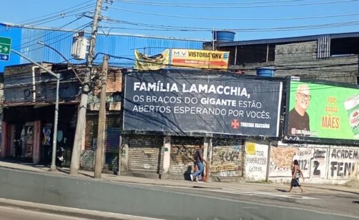 Outdoor exalta apoio à família Lamacchia na gestão do Vasco