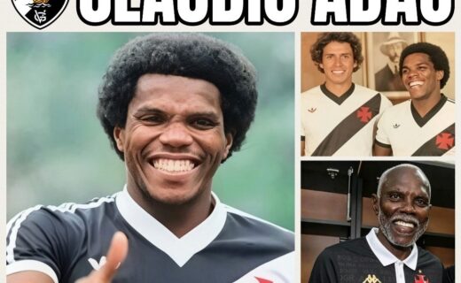Cláudio Adão, ícone do Vasco e campeão carioca, celebra 71 anos