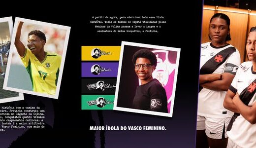 Feminino: Vasco eterniza Pretinha como capitã; assista ao vídeo da VascoTV