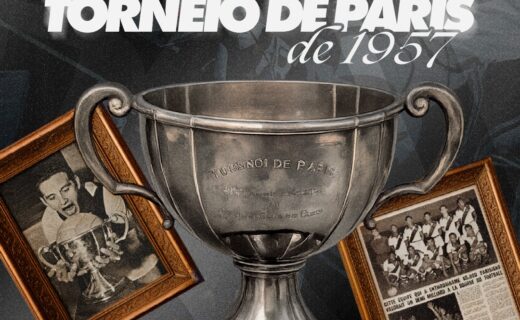 Troféu do Torneio de Paris de 1957 é destaque no Museu Vasco da Gama