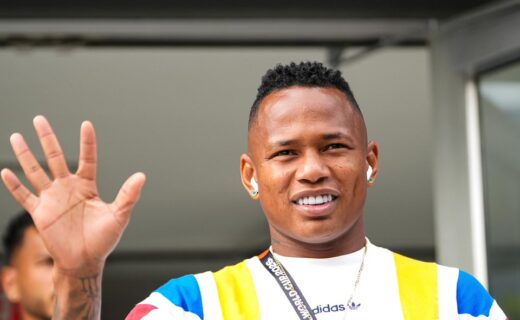 Andrés Gómez é flagrado chegando ao estádio para duelo da Colômbia contra Gana