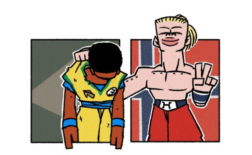 Noruega supera Brasil em charge do Vascomics