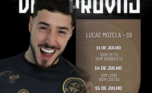 Vasco garante três nadadores na equipe para os Jogos Parasul-Americanos