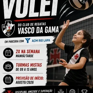 Vasco lança escolinha de vôlei para meninos e meninas a partir de agosto