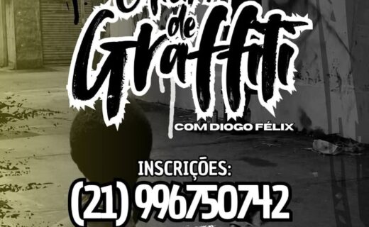 Oficina de Graffiti é promovida pelos Guerreiros do Almirante