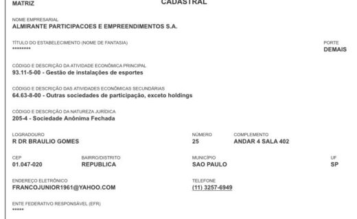 Almirante S/A, de Marcos Lamacchia, surge em abril de 2024 com negociações para aquisição da Vasco SAF