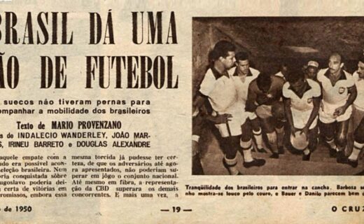 Brasil completa 76 anos da histórica goleada de 7 a 1 sobre a Suécia na Copa do Mundo, com gols de vascaínos