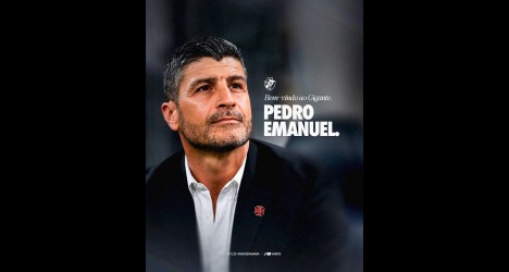 Vasco apresenta Pedro Emanuel como seu novo treinador