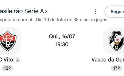 Vasco disputa duelo fora de casa contra o Vitória na quinta-feira pelo Brasileiro