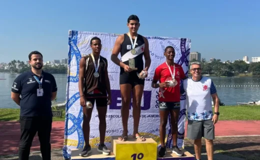 Remo brilha em competição indoor da Frerj com ouro de David Mendes e prata de Mallu Gnecco