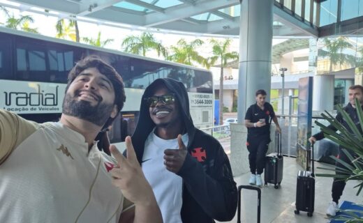Vasco desembarca em Salvador para compromisso importante