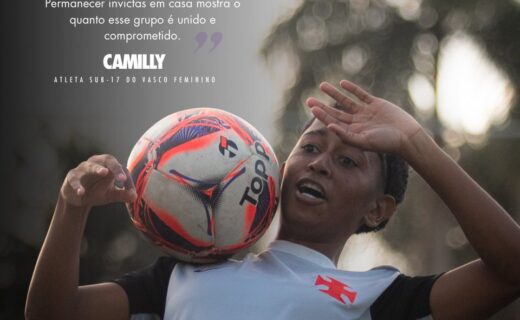 Feminino: Camilly ressalta a força coletiva e a união do elenco do Vasco