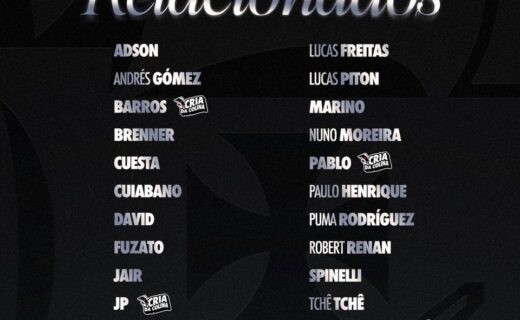 Vasco informa estado de saúde de Saldivia, ausente na partida contra o Vitória, e lista de jogadores convocados