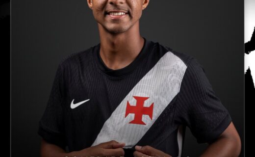 Vasco fecha contrato profissional com volante Nathan Andrade até junho de 2029