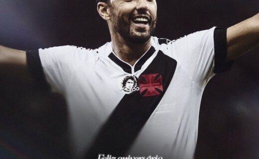 Vasco celebra aniversário de Nenê com homenagem especial