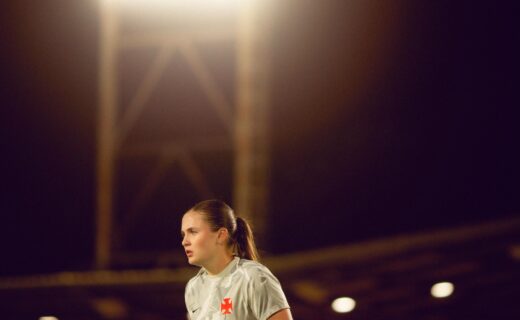 Feminino: Aquecimento do Vasco é registrado antes do confronto com o São Paulo