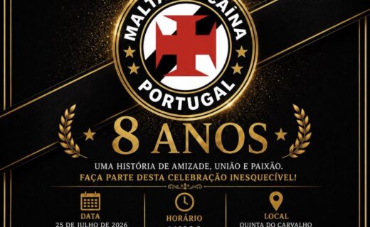 Malta Vascaína Portugal promove festa neste sábado com núcleos de várias cidades