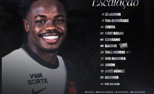 Vasco divulga escalação para duelo contra o Independiente Medellín