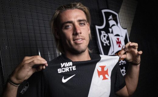 Spinelli se destaca como artilheiro do Vasco na temporada 2026 com 6 gols marcados