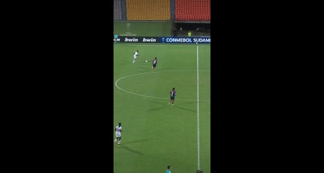 Sul-Americana: Gol de Spinelli contra o Independiente Medellín é destaque no perfil do X