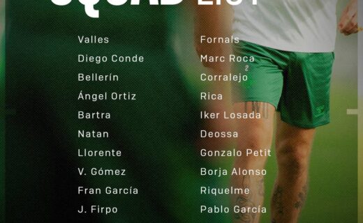 Deossa, alvo do Vasco, é convocado pelo Betis para amistoso no sábado