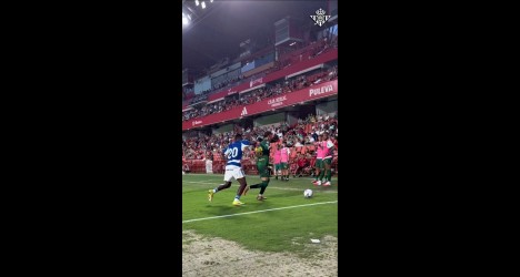 Betis divulga vídeo de Nelson Deossa em destaque durante amistoso