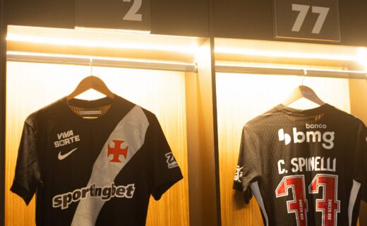 Vasco revela imagens do vestiário antes do duelo com o Mirassol