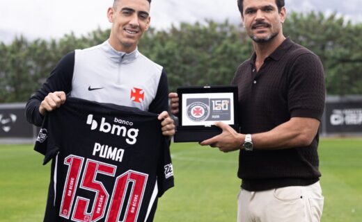Vasco terá Puma Rodríguez como capitão na partida contra o Mirassol