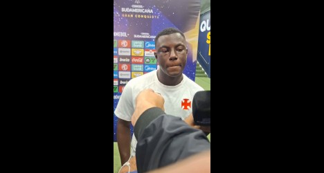 Marino comenta sua situação no Vasco após partida em Medellín; assista ao vídeo