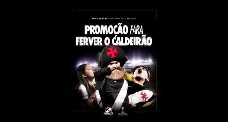 Vasco oferece desconto nos ingressos para duelo contra o Independiente Medellín