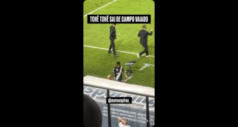 Tchê Tchê sofre hostilidade da torcida ao ser substituído no duelo contra o Mirassol; assista ao vídeo