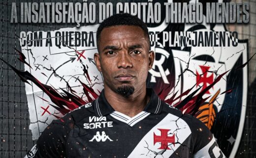 Thiago Mendes manifesta descontentamento com mudança de planejamento no Vasco após saída de Renato Gaúcho