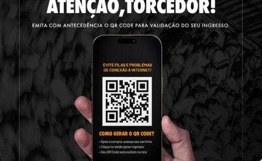 Sócio Gigante alerta torcedores: ‘Garanta seu QR Code antecipadamente para validar ingresso da partida de quarta-feira’