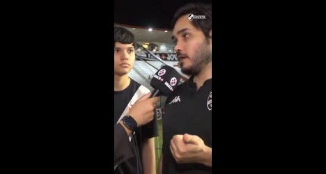 Sócios recebem brindes durante partida contra o Mirassol; assista ao vídeo