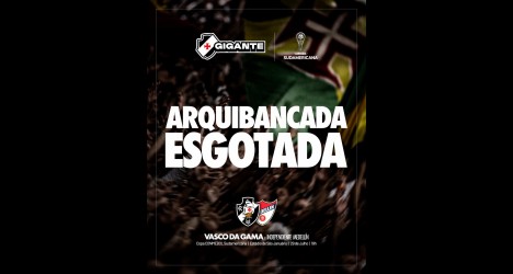 Arquibancada lotada para Vasco x Independiente Medellín