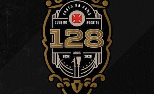 Vasco celebra 128 anos com logo comemorativo especial
