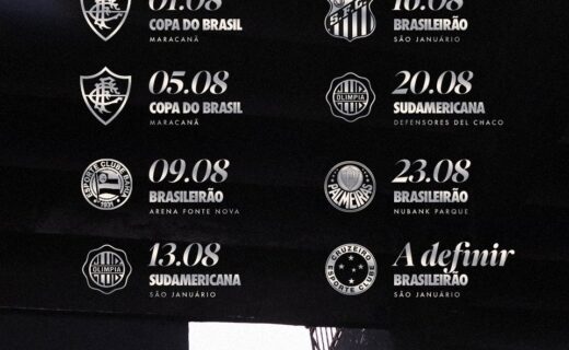 Programação de jogos do mês de agosto é divulgada pelo Vasco