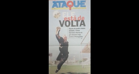 Carlos Germano recorda passagem pelo Fluminense em 1997 antes de renovação com o Vasco; assista ao vídeo