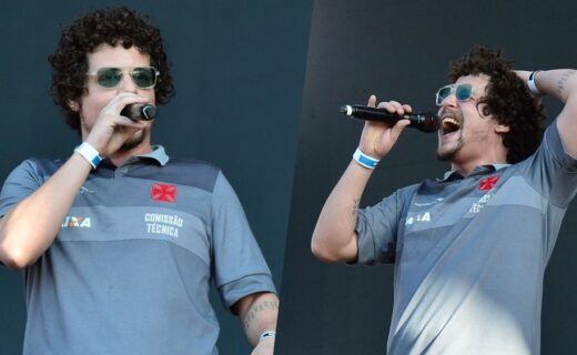 Chico Chico se apresenta no Festival João Rock vestindo camisa do Vasco, filho de Cássia Eller