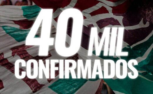 Fluminense anuncia venda de 40 mil ingressos para o clássico contra o Vasco nesta quarta-feira