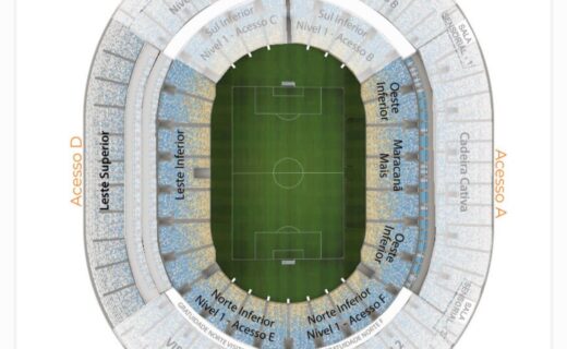 Setor Norte Superior do Maracanã, destinado a torcedores do Vasco, já está lotado para o clássico desta quarta-feira