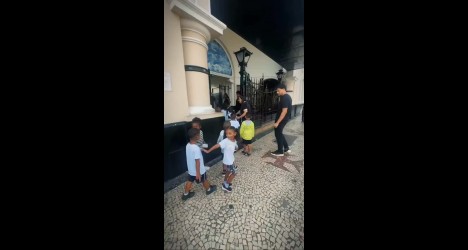 Tour da Colina recebe visita das crianças da Creche Municipal Campos da Paz