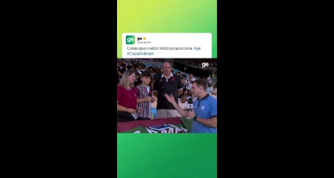 Camisa dividida no Maracanã: filho de pai vascaíno e mãe tricolor chama atenção