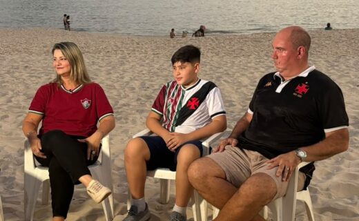 Família que ganhou destaque no Maracanã comenta rivalidade histórica entre Vasco e Fluminense