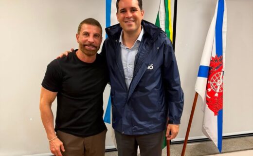 Pedrinho se encontra com o prefeito Eduardo Cavaliere em reunião na última quinta-feira