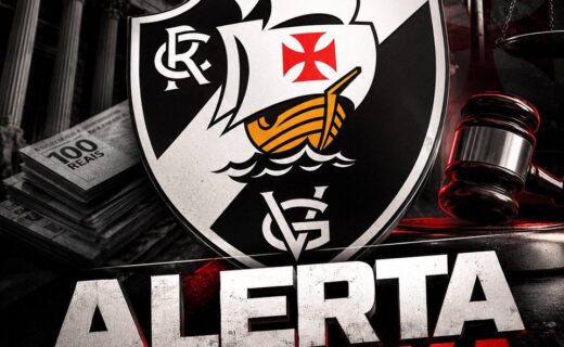 Alerta sobre a situação financeira do Vasco é revelado pela Justiça