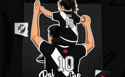 Vasco celebra o Dia dos Pais com homenagem especial nas redes sociais