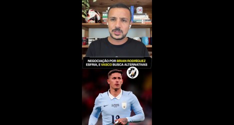 Vasco busca alternativas enquanto negociação por Brian Rodríguez esfria